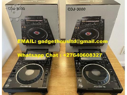 PoulaTo: Pioneer CDJ-3000, Pioneer CDJ 2000NXS2, Pioneer DJM 900NXS2 DJ Mixer , Pioneer DJM-V10 DJ Mixer, Pioneer XDJ XZ, Pioneer DJ XDJ-RX3, Pioneer DJ DDJ-REV7 DJ Controller